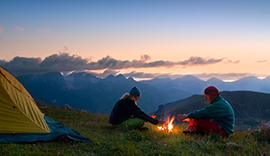 Camping by Maunga